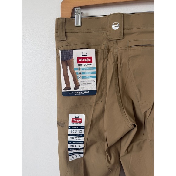 Wrangler All Terrain Men's Cargo Pants – UPF 50 – Kangaroo – Size 30x32 – NWT - Picture 5 of 6